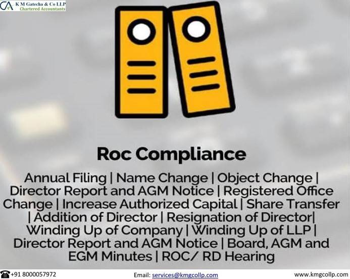 ROC Filing Services - TOP CHARTERED ACCOUNTANT IN AHMEDABAD,GUJARAT,INDIA|TAX FILING|INCOME TAX|GST REGISTRATION|COMPANY FORMATION|AUDIT SERVICES|ACCOUNTING|TAX CONSULTANCY|BEST CA IN AHMEDABAD