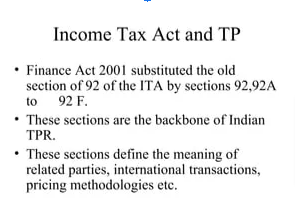Introduction to Transfer Pricing in India
