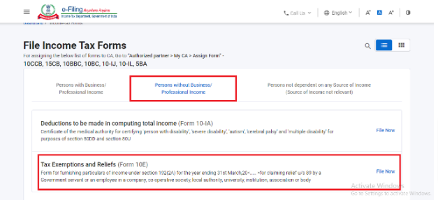 How To Fill Form 10E To Claim Relief Under Section 89(1)?