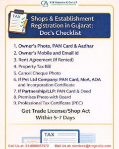 Registration of Shops and Establishments in Ahmedabad Registration of Shops and Establishments in Ahmedabad