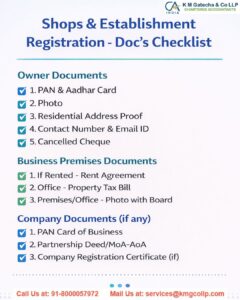 Registration of Shops and Establishments in Ahmedabad