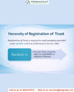 Trust registration as per Income Tax Act 1961 Trust registration as per Income Tax Act 1961