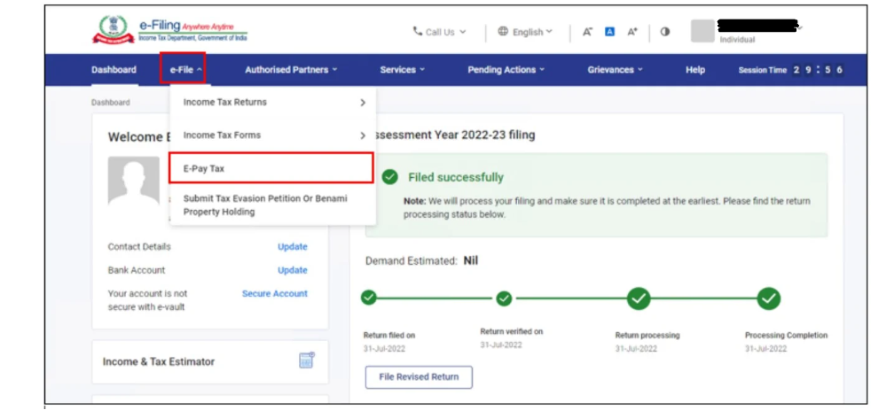 How to Make Advance Tax Payments Online How to Make Advance Tax Payments Online