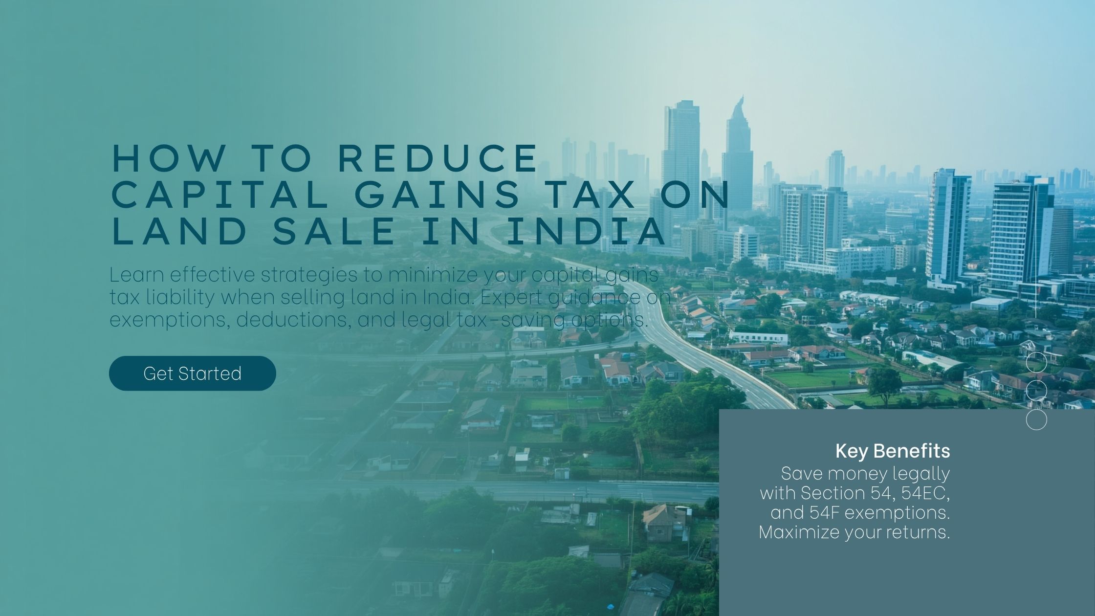 You are currently viewing How to Reduce Capital Gains Tax on Land Sale in India