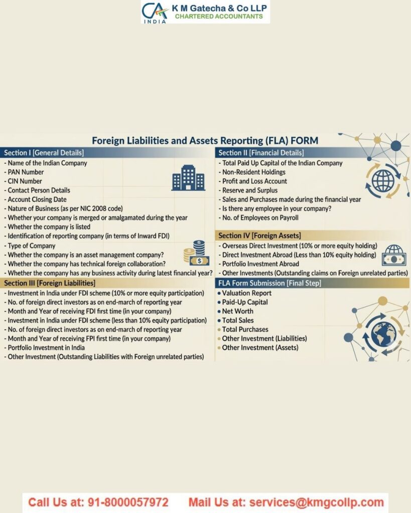 Foreign Liabilities and Assets (FLA) Annual Return Foreign Liabilities and Assets (FLA) Annual Return