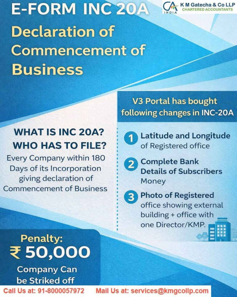 Form INC-20A Filing in India: Guide for Commencement of Business Form INC-20A Filing in India: Guide for Commencement of Business