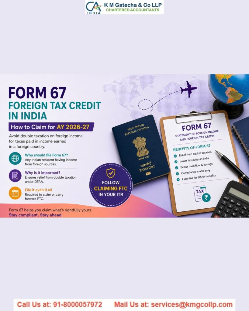 Foreign Tax Credit in India: Eligibility, Rules, Calculation and How to Claim FTC Foreign Tax Credit in India: Eligibility, Rules, Calculation and How to Claim FTC